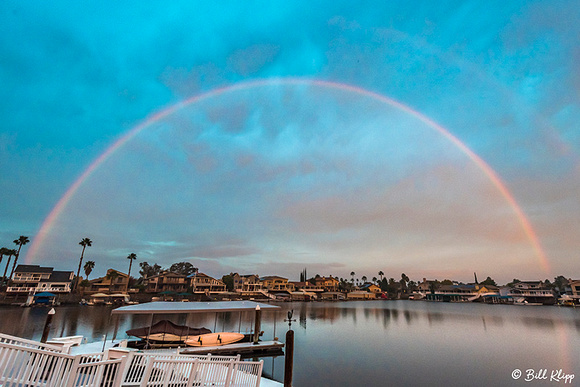 Rainbow over Beaver Bay, Discovery Bay, Ca. Photos by Bill Klipp