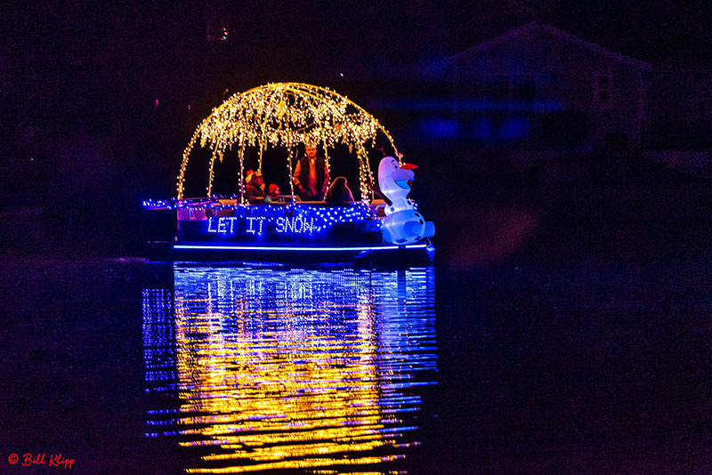 Willow Lake Lighted Boat Parade, Photos by Bill Klipp