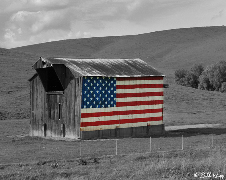 Flag Barn, Vasco Road, Byron, Ca. Photos by Bill Klipp