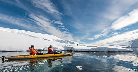 Kayaks, Enterprise Islands, Gerlache Strait, Antarctica, Nov 2017, Photos by Bill Klipp