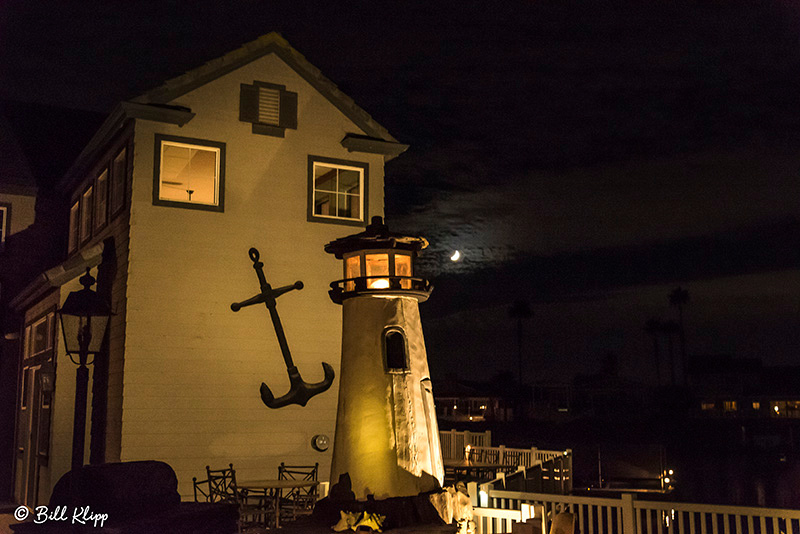 Moonset over Beaver Bay Lighthouse, Discovery Bay Photos by Bill Klipp