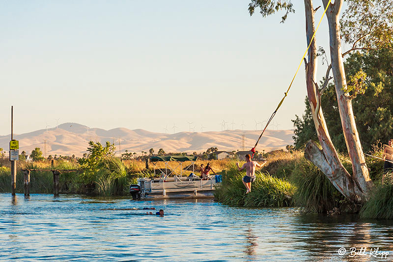 Kellogue Creek Rope Swing, Delta Wanderings, Discovery Bay, Photos by Bill Klipp