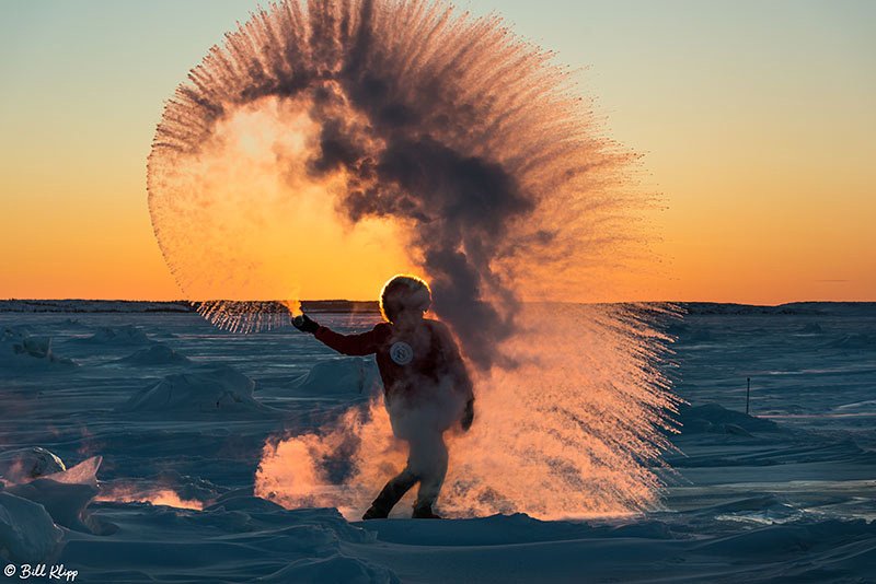 Sunset over the Frozen Tundra, Churchill Canada Photos by Bill Klipp