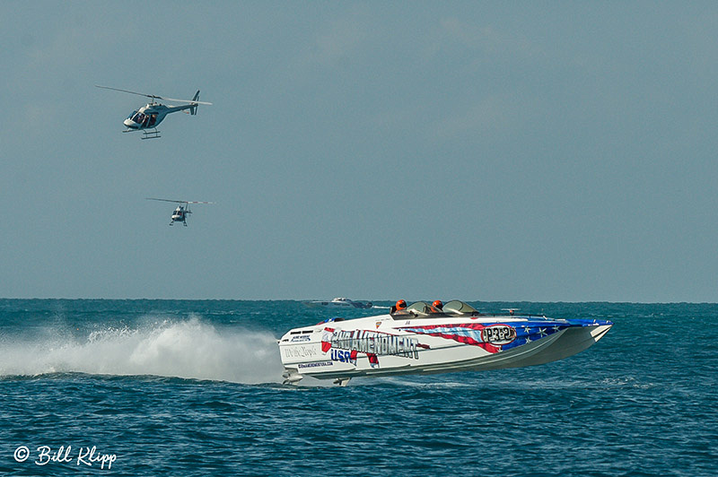 Key West World Championship Power Boat races photos by Bill Klipp. Sunday final races
